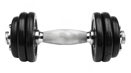  dumbbell on transparent background 