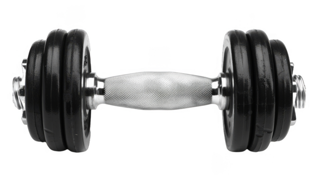  dumbbell on transparent background 