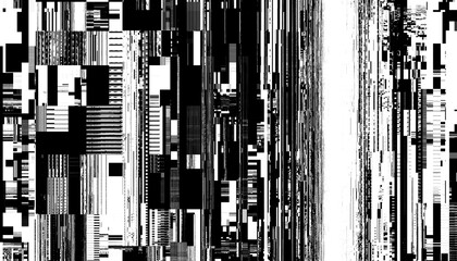 Obraz premium Abstract glitch overlay with a transparent background. Png overlay background