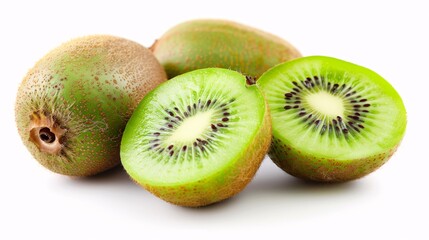 Kiwi tropical fruit ibackground, food, isolated, nature, white, fruit, green, tropical, healthy, diet, organic, dessert, snack, vitamin, ingredient, sweet, kiwi, ripe, exotsolated on white background
