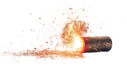 firecracker on a transparent background