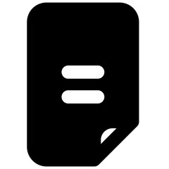 glyph icon, black color icon for business with art board size 64px,