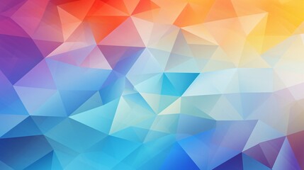 Fototapeta premium multicolored abstract background of effect geometric triangles 