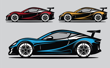 Sports Car Vector Design