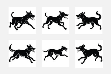 Spaceship futuristic symbol simple silhouette icon set