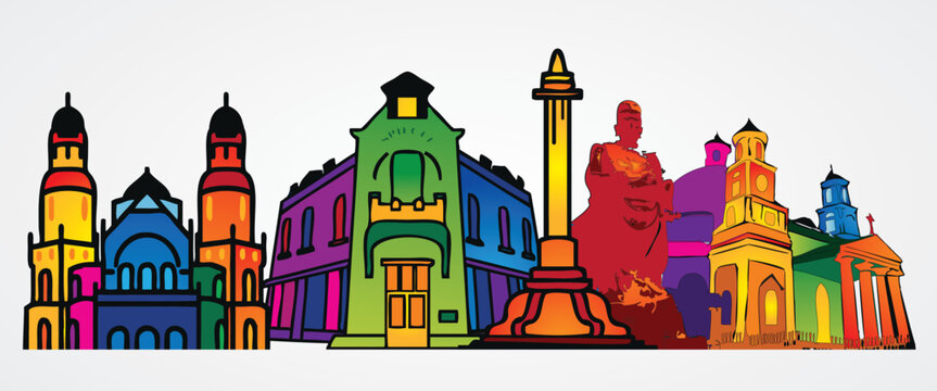 Semarang City Landmark, Lawangsewu, Tugumuda, Pam Poo Kong, Blenduk Church.