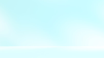 Empty blue pastel sky room studio texture background. Background for displaying product. Product presentation texture background. Summer backdrop. Minimal Mock up.