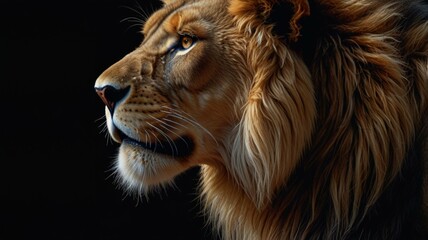 Naklejka premium portrait of a lion