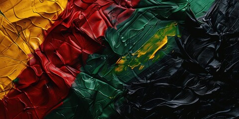 Colorful Painting Close Up