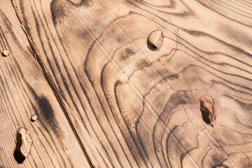 Production of a wooden table from an array of Karagach. Wood Slabs. Exclusive home table, solid...