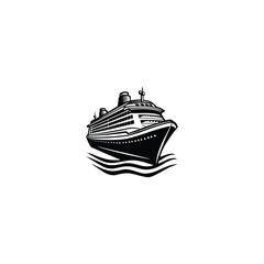 ship isolated on white ship, boat, cruise, sea, travel, vector, icon, illustration, ocean, water, liner, transport, vessel, vacation, transportation, nautical, symbol, sailing, voyage, marine, summer,