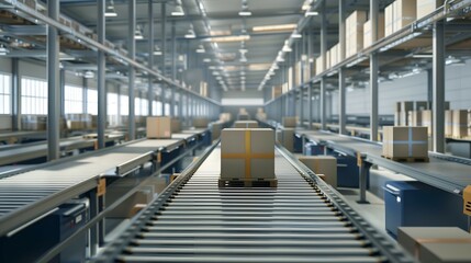 Efficient Conveyor System in a Fulfillment Center