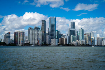 Obraz premium tight miami skyline