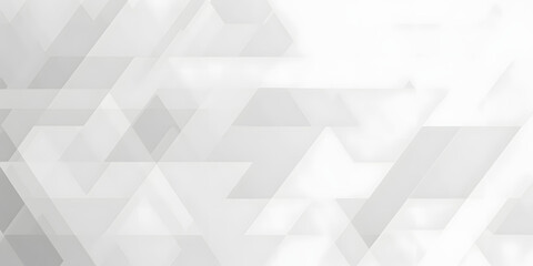 Obraz premium Modern white and gray technology concept diamond triangle geometric line background. white abstract gradient geometric background. white abstract design background template.