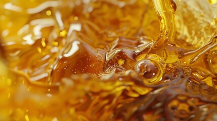 Macro capture of liquid wax in motion 32k, full ultra HD, high resolution