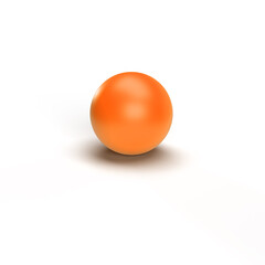 ball on white with shadow