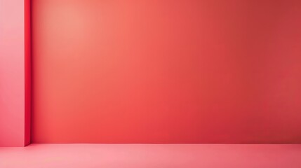 Obraz premium blank and empty light red background 