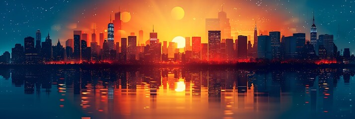 Fototapeta premium Infographic showcasing the benefits of a real estate Property Investment including potential global returns and tenant advantages