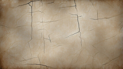 Aged paper texture with cracks and creases