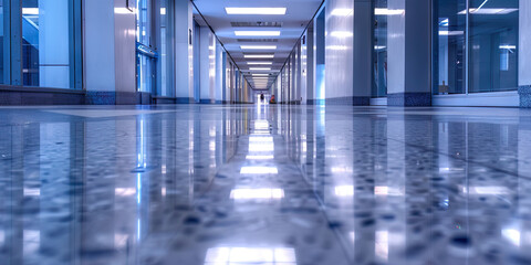 Clear Path: A clean floor with no obstacles, emphasizing movement and efficiency.