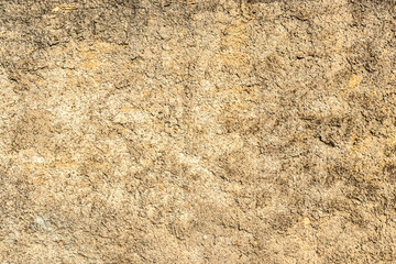 Texture of old coral color concrete wall for background in Brazil