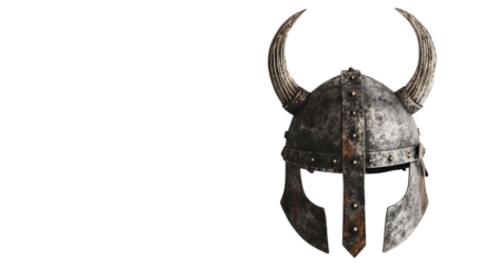Knight's helmet on a transparent background