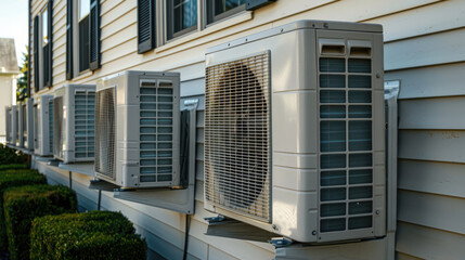 Air conditioning compressor outdoor unit. air Ventilation systems