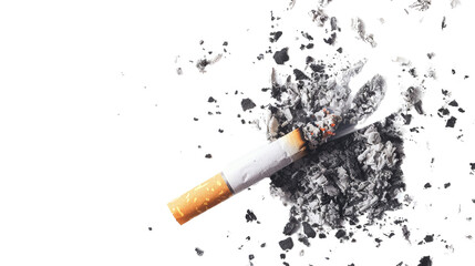 Cigarette on a transparent background