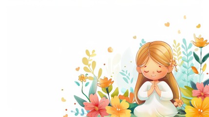 Baptism background with space for text 