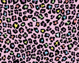 exotic animal leopard safari wild Realistic seamless rpeating pattern motif african animal-skin  black-and-white dot ethnic fabric nature paisley

