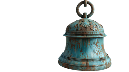 Rustic bells on a transparent background