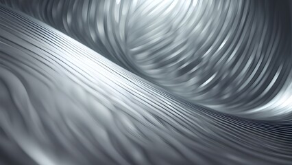 3d silver colored abstract