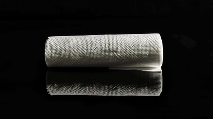 Obraz premium A roll of toilet paper sitting on a table, ready for use