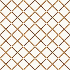 Naklejka premium brown theme seamless geometric pattern used textiles