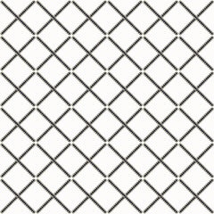 Black and white seamless geometric pattern used textiles
