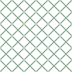 Green seamless geometric pattern used textiles