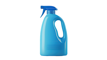 Liquid detergent container mockup on transparent background