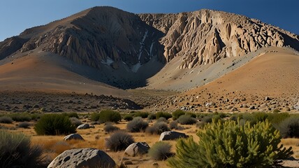 Discuss the types of rocks commonly found in dome mountains.
