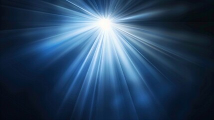 Bright Light Radiating From a Point Source