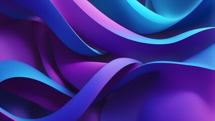 Obraz premium A colorful, curvy line with a purple background