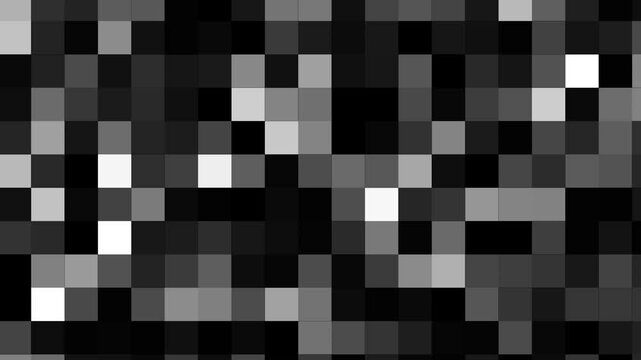 cyclic animation black and white pixels change,
Triangular block transition from left to right from the Prism Collection,
Dynamic top to bottom reveal animation of dark green rectangular blocks.