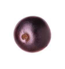 Fresh ripe acai berry isolated on white
