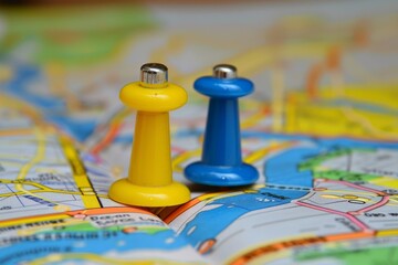 Ai technology in gps  innovating delivery services and future transport logistics on digital map