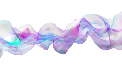 Futuristic shape on a transparent background