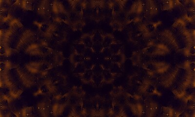 Dark Brown and Black with Hints of Yellow grainy abstract background