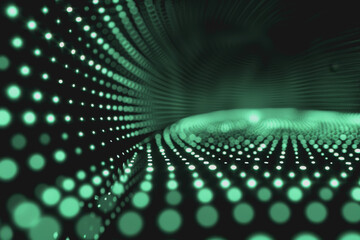 Abstract grunge grid polka dot halftone background pattern. Spotted green line. Textures.