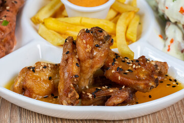 Chicken Wings whit French potatos