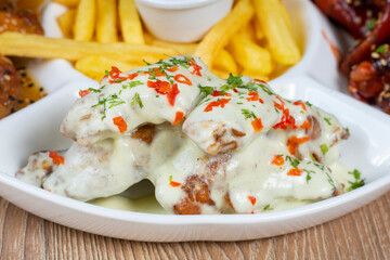 Chicken Wings whit French potatos