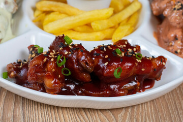 Chicken Wings whit French potatos