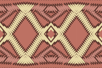 Ethnic Seamless pattern Ikat geometric Indian style. Tribal ethnic vector texture. seamless striped pattern. Ethnic ikat chevron pattern background